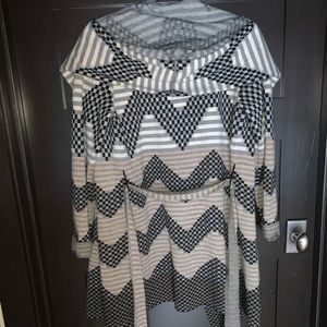 Wrap sweater